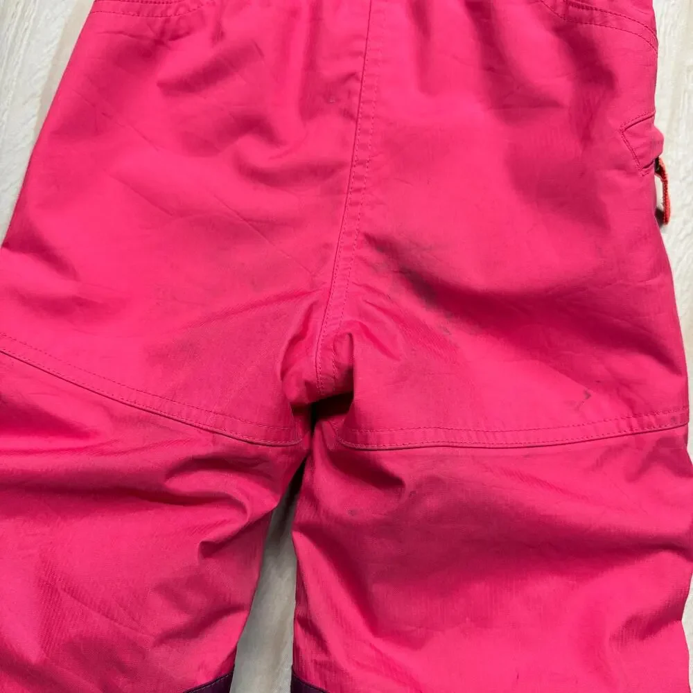 Patagonia Baby Snow Pile Overall Bibs Kids Size 2T H2NO Ski Pants Pink